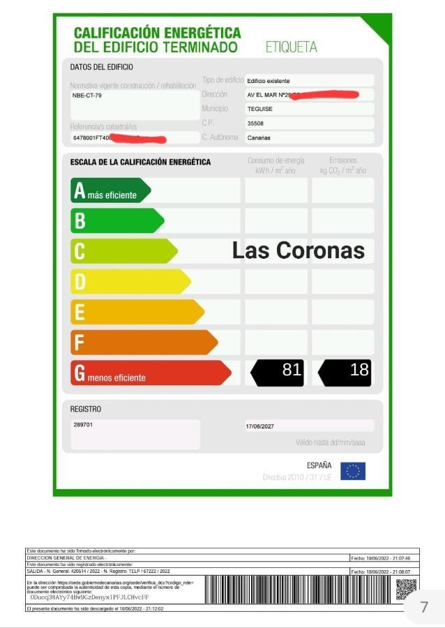 Vivienda Vacacional Las Coronas 48 코스타 테기세 외부 사진